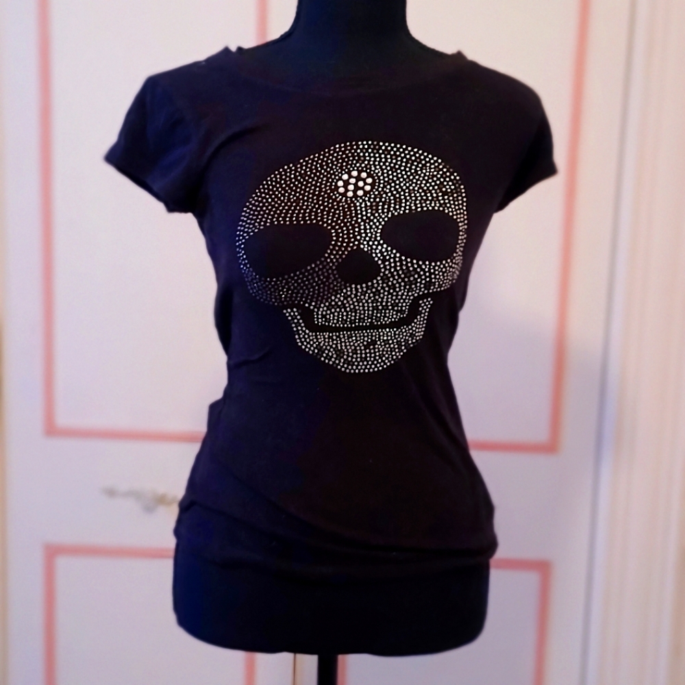Fitted Crystal Skull t-shirt